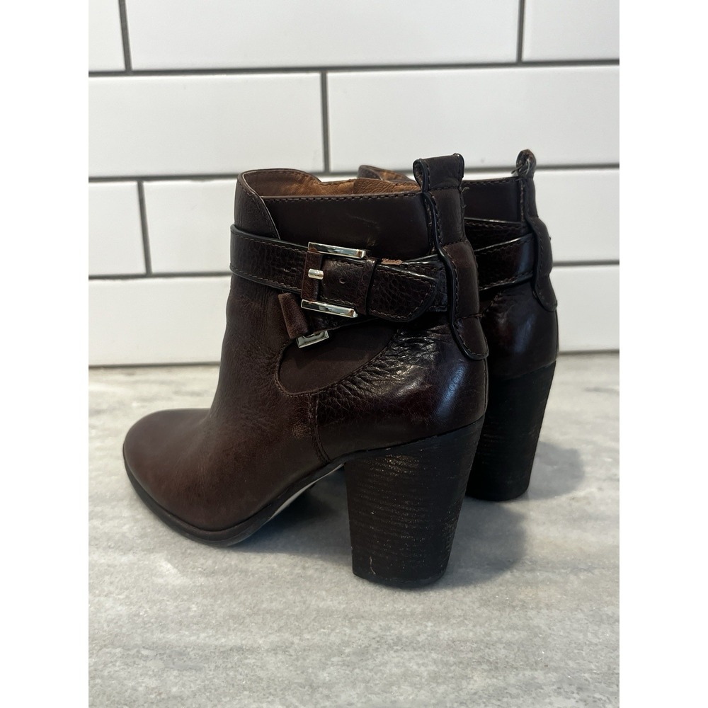 Louise Et Cie Lo-Vianne Brown‎ Leather Buckle Ankle Boots Booties Size 5 - Picture 2 of 12